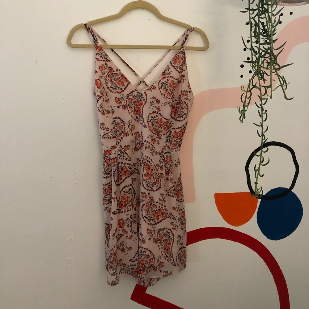 Molly Green Paisley Print Romper